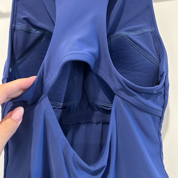 CALIA Women's High Support Cross Back Tankini Swim Top Royal Blue WSA23302 XS - Picture 6 of 6